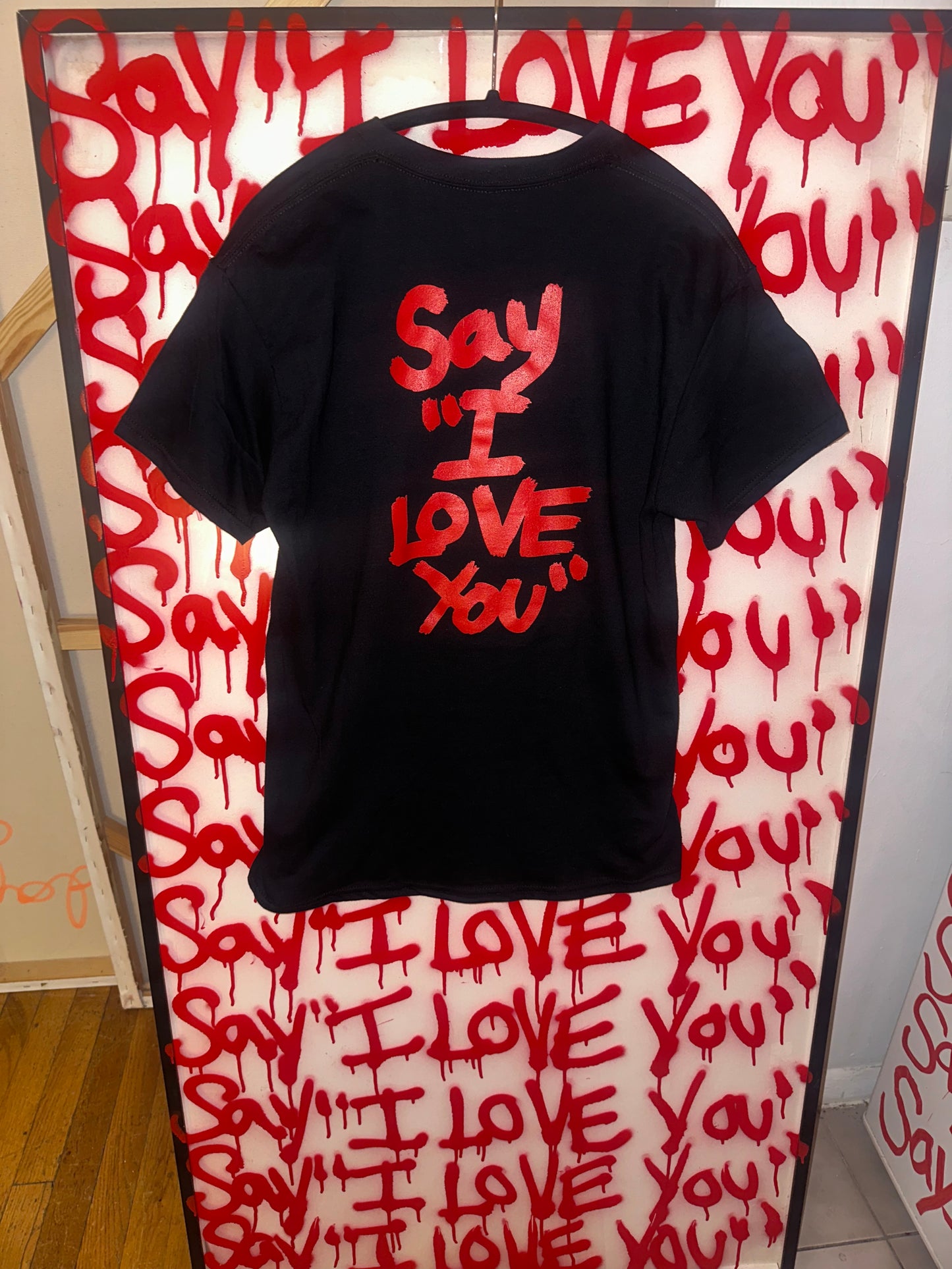 Original Say “I love you” Screen print t-shirt
