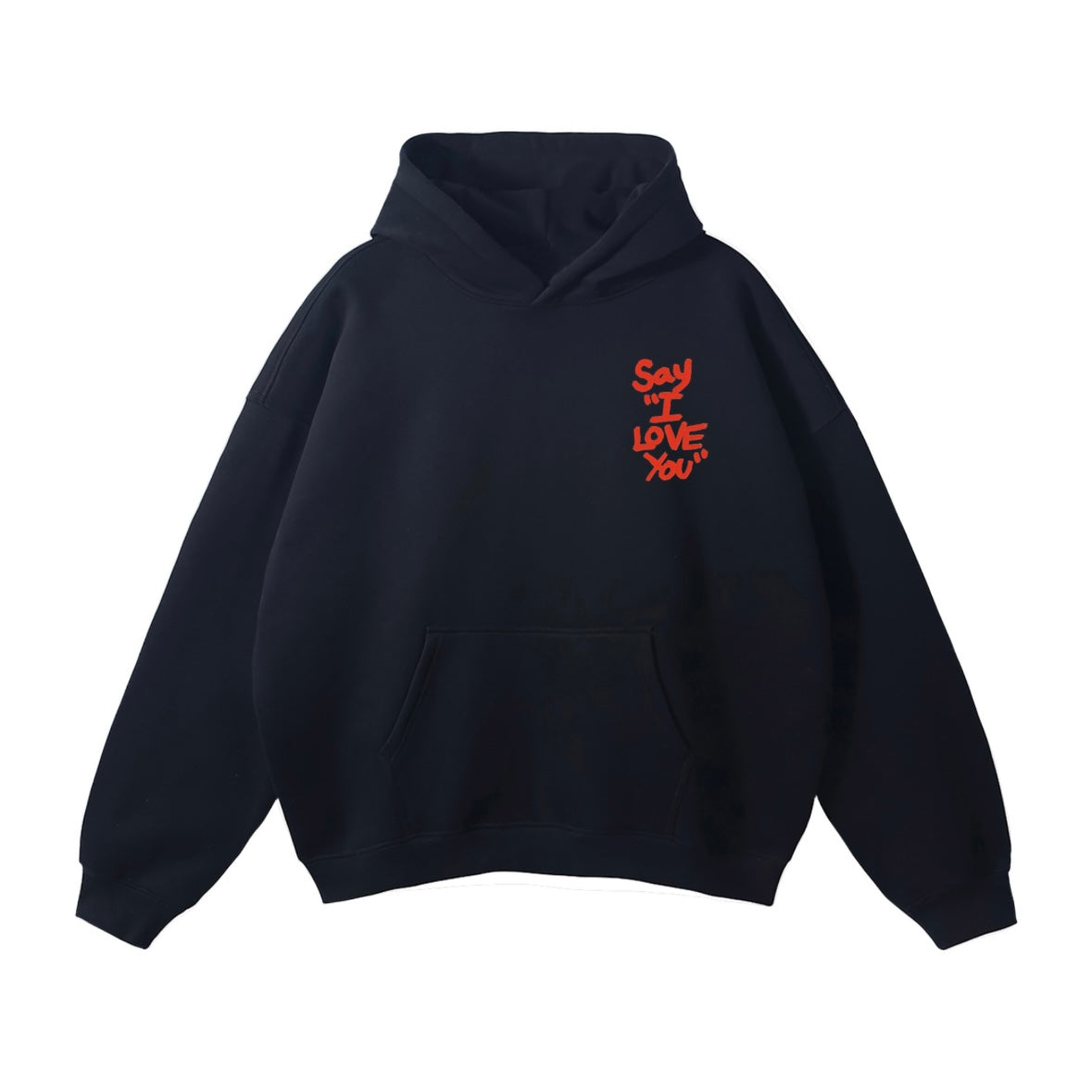 Original Say “I love you” Screen print Hoodie